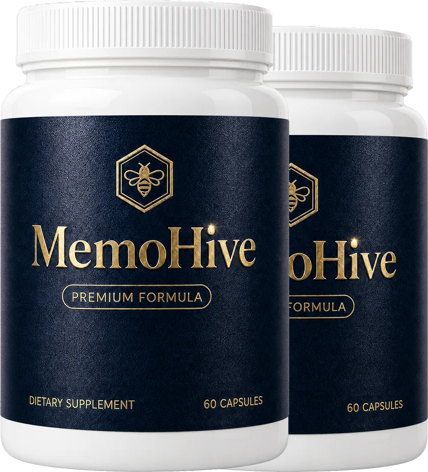 MemoHive premium memory support supplement — official bottle